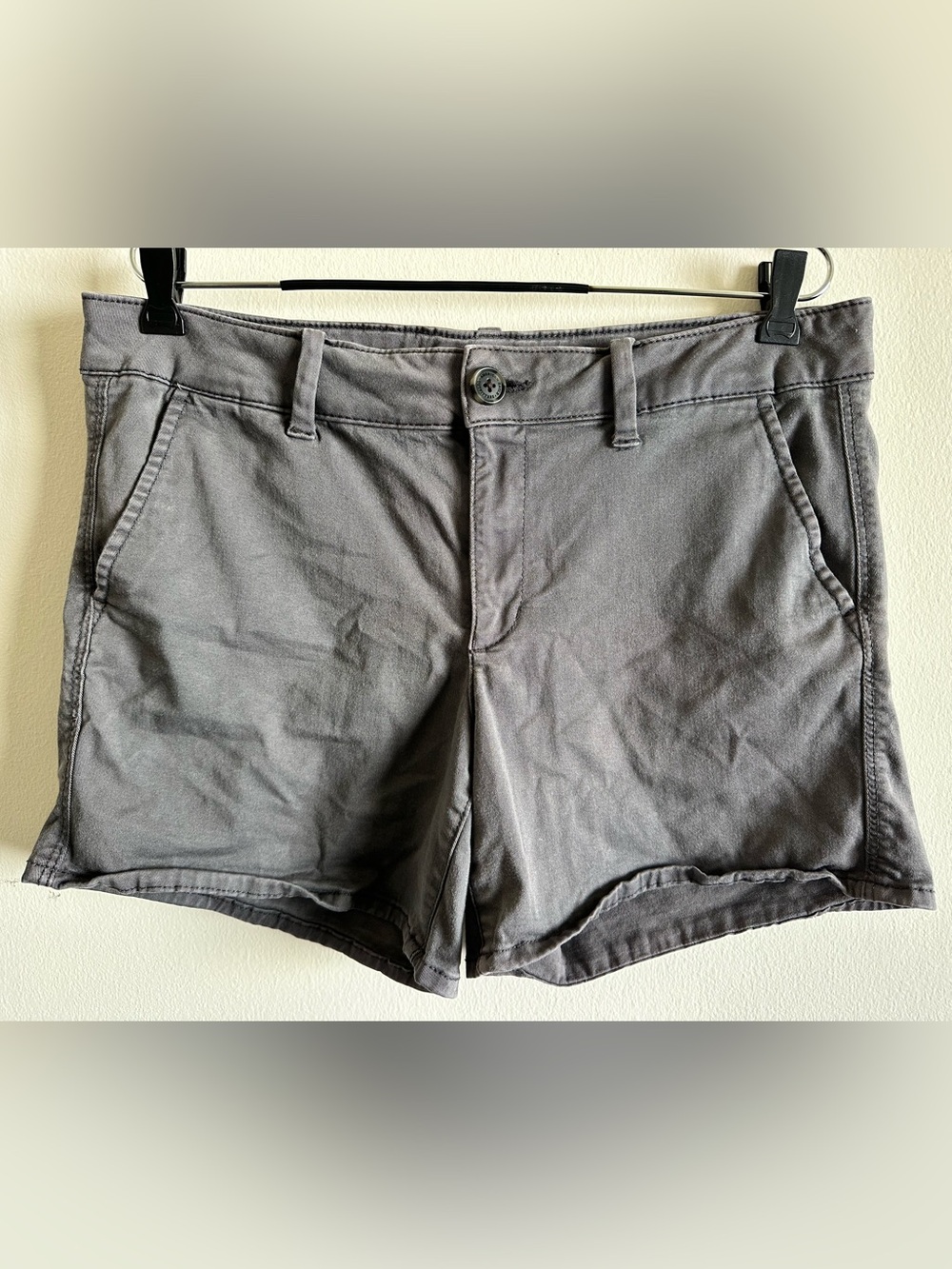 AEO Twill Midi Shorts